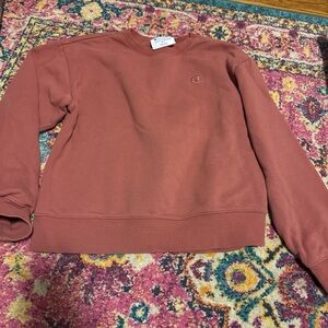 Champion Women's Warm Terracotta Crew Neck Sweater